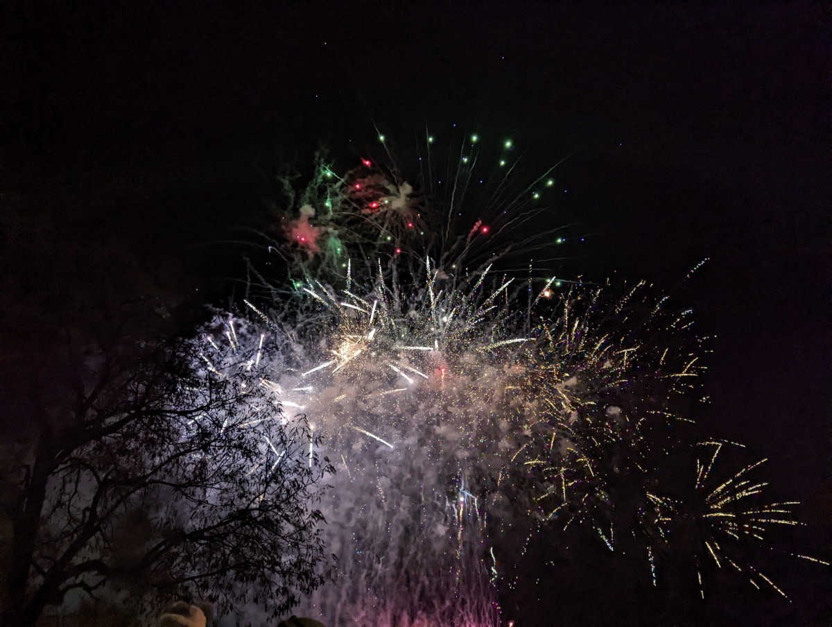 Fireworks at Summerland Festival of Lights