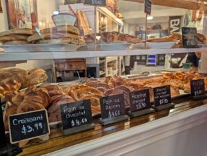 Close up of croissants at Petrasek Artisan Bakery in Penticton